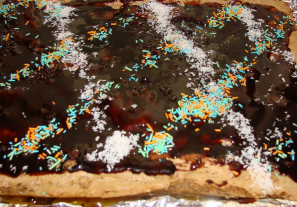 placek z bezami foto