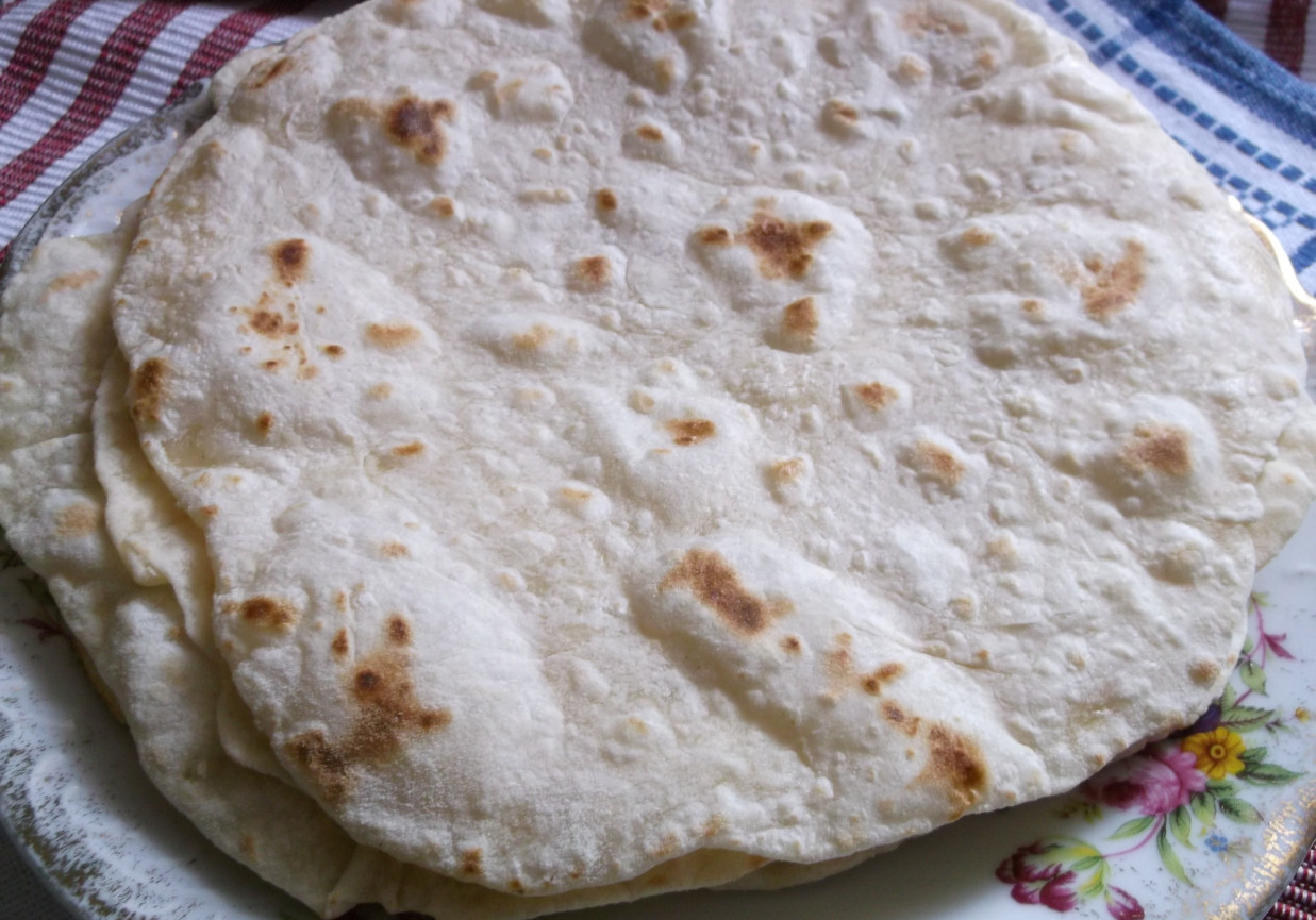 Placki tortilla - przepis podstawowy foto