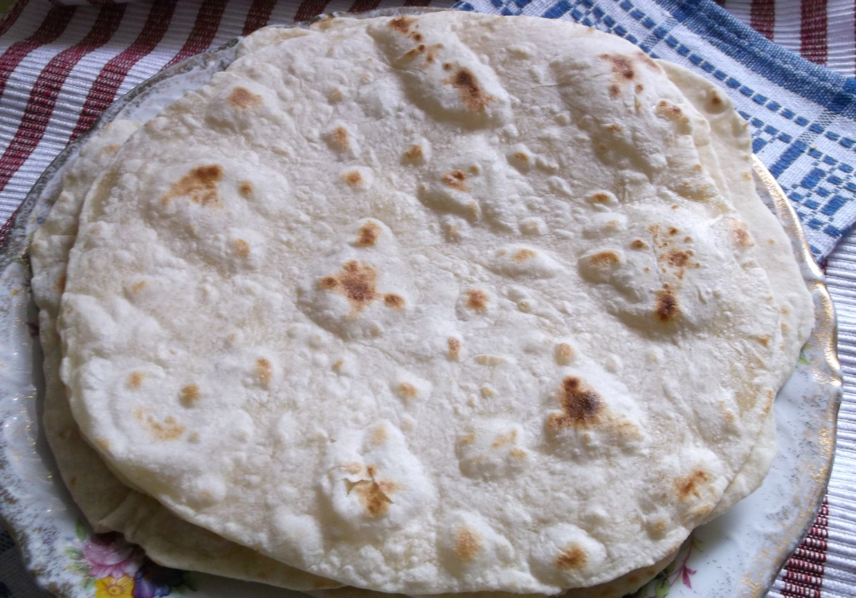 Placki tortilla - przepis podstawowy foto
