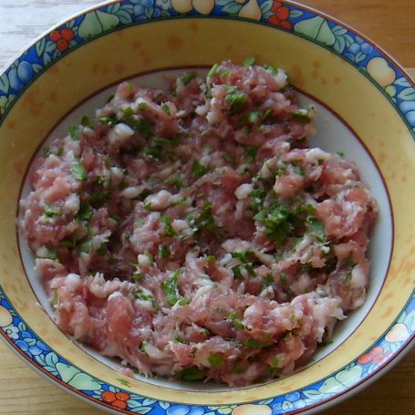 Krok 1 - PLACKI ZIEMNIACZANE Z FARSZEM Z WĘDZONEGO BOCZKU. foto