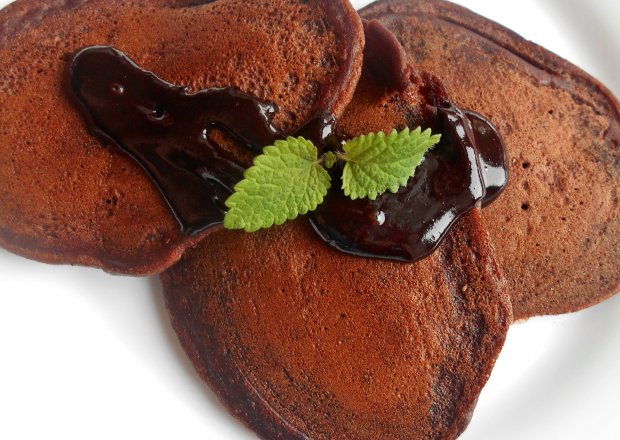 Fotografia przedstawiająca Placuszki czekoladowe bez jajek