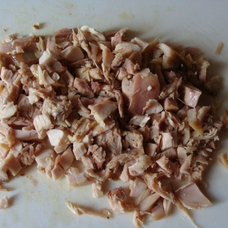 Krok 1 - Placuszki z gotowanego mięsa drobiowego foto