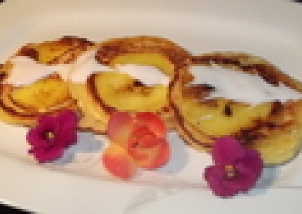 Placuszki z jabłkami na śniadanko foto
