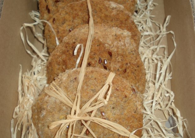 Fotografia przedstawiająca Placuszki z siemieniem lnianym