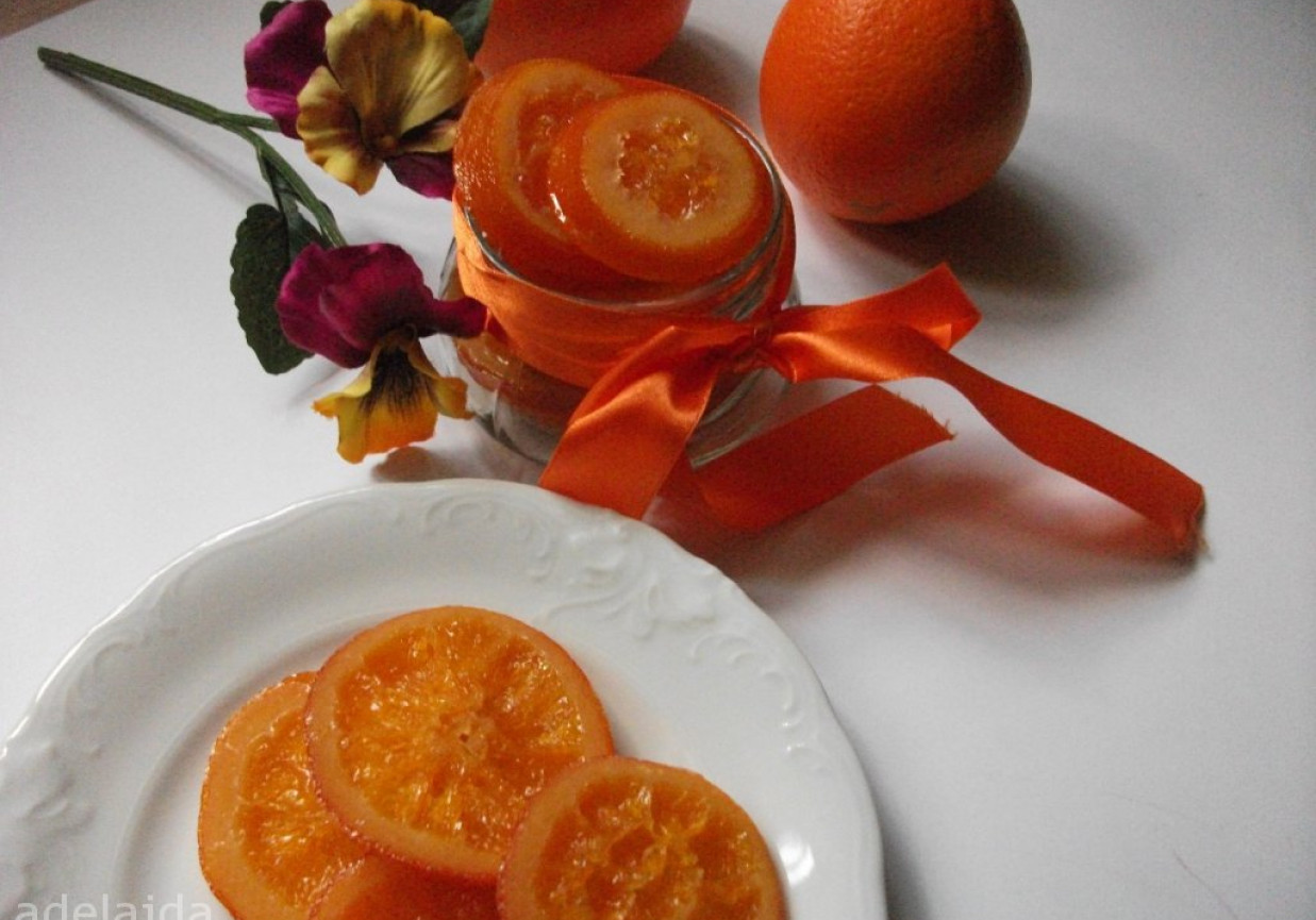 Plastry pomarańczy kandyzowane  foto