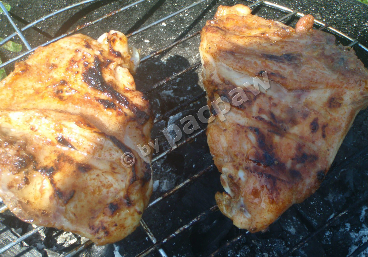 Podudzie kurczaka grillowane foto