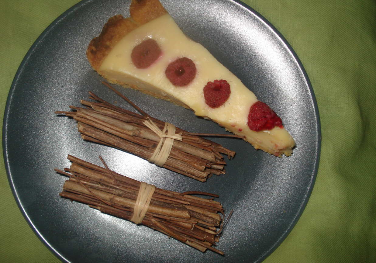 Podwieczorek na tarcie ..czyli budyń i kisiel jako nadzienie :)