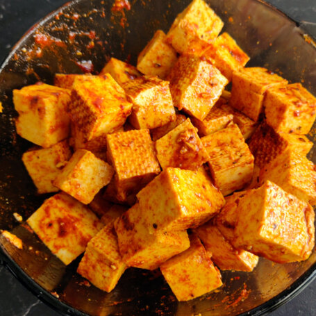 Krok 1 - Podwójny lunchbox wegetariański z kaszą i tofu foto