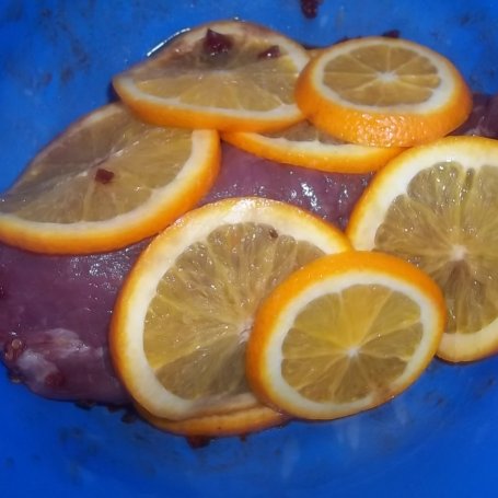 Krok 1 - Polędwica w pomarańczach foto