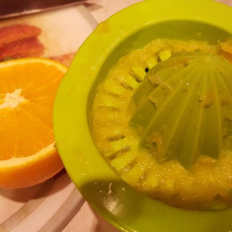 Krok 3 - Polędwica z dorsza z prażonymi migdałami z sosem pomarańczowym foto