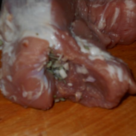 Krok 1 - Polędwica z kurczakiem w sosie grzybowym foto