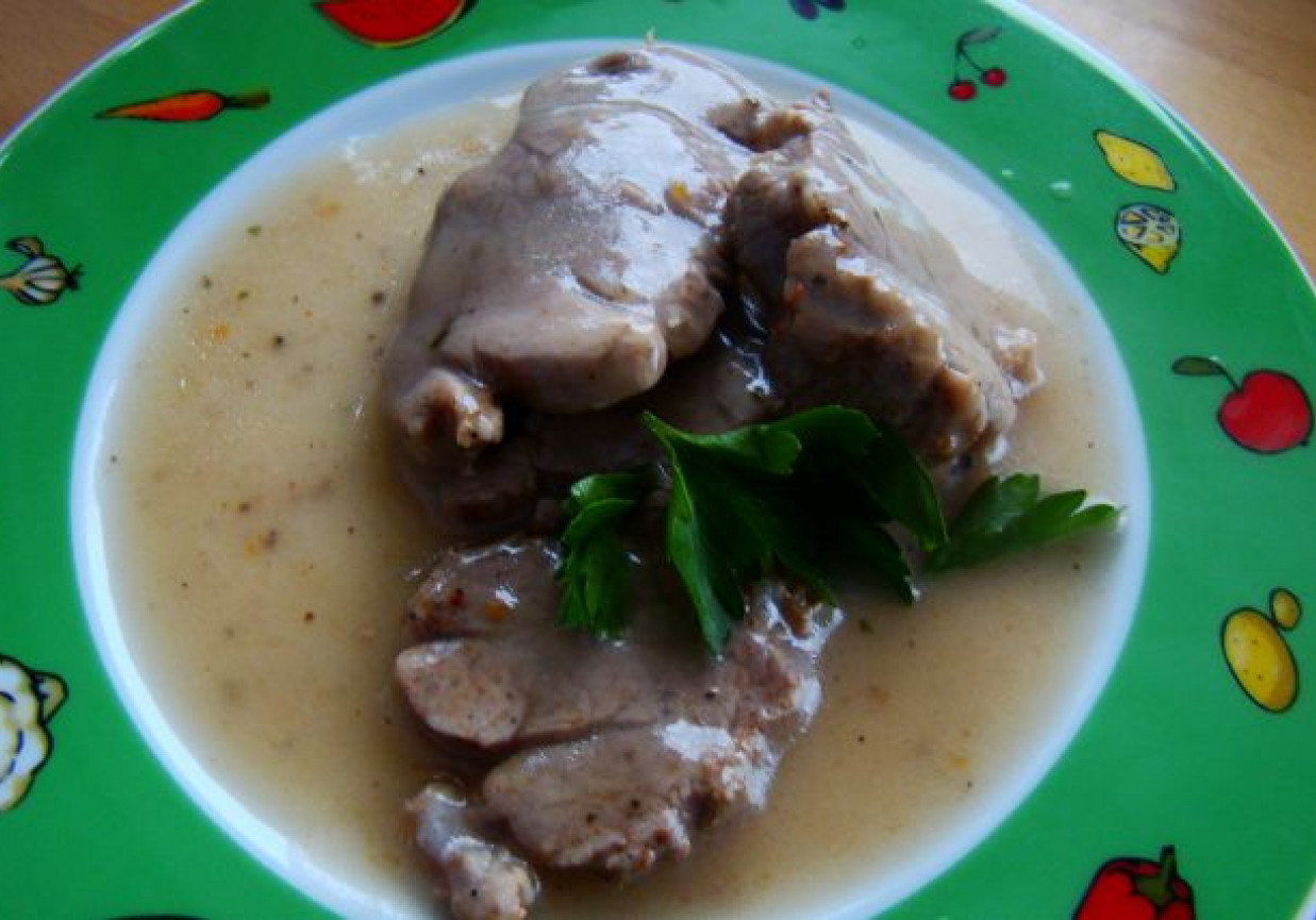 Polędwiczka w sosie śmietanowym foto