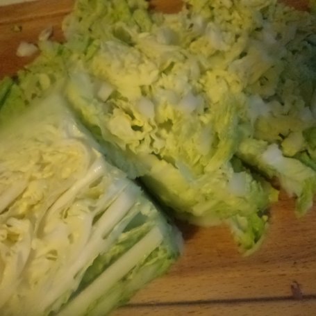Krok 6 - Polędwiczka wieprzowa duszona z papryką, porą, pomidorkami i kapustą pekińską :) foto