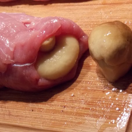 Krok 1 - Polędwiczka z borowikami i pieczoną marchewką. foto