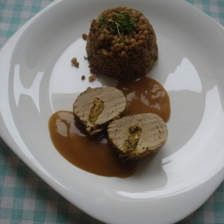 Krok 4 - Polędwiczka z farszem foto