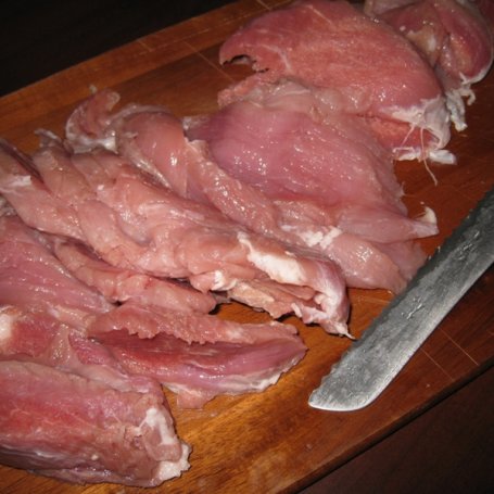 Krok 1 - Polędwiczki z sosem pieprzowym foto