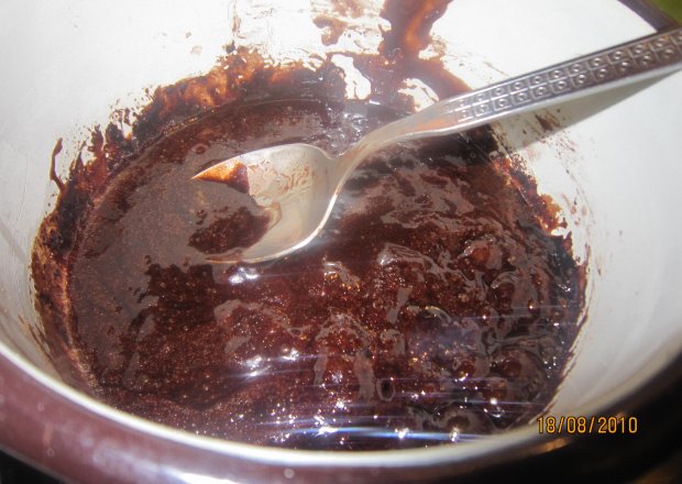 Fotografia przedstawiająca polewa czekoladowa