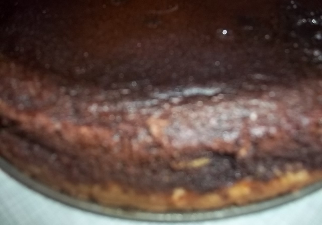 Półkruche ciasto z kakaową masą foto