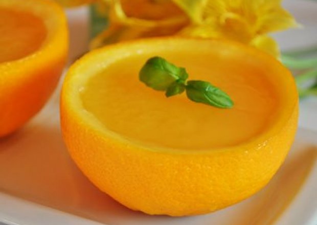 Fotografia przedstawiająca Pomarańcze z kremem