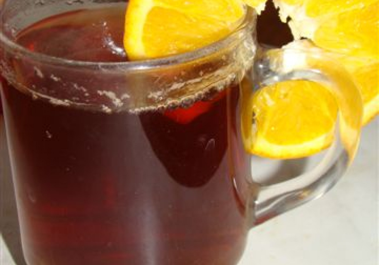 pomarańczowa herbata foto