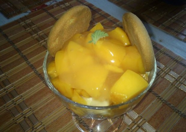 Fotografia przedstawiająca Pomarańczowy deser od Hamrocyka