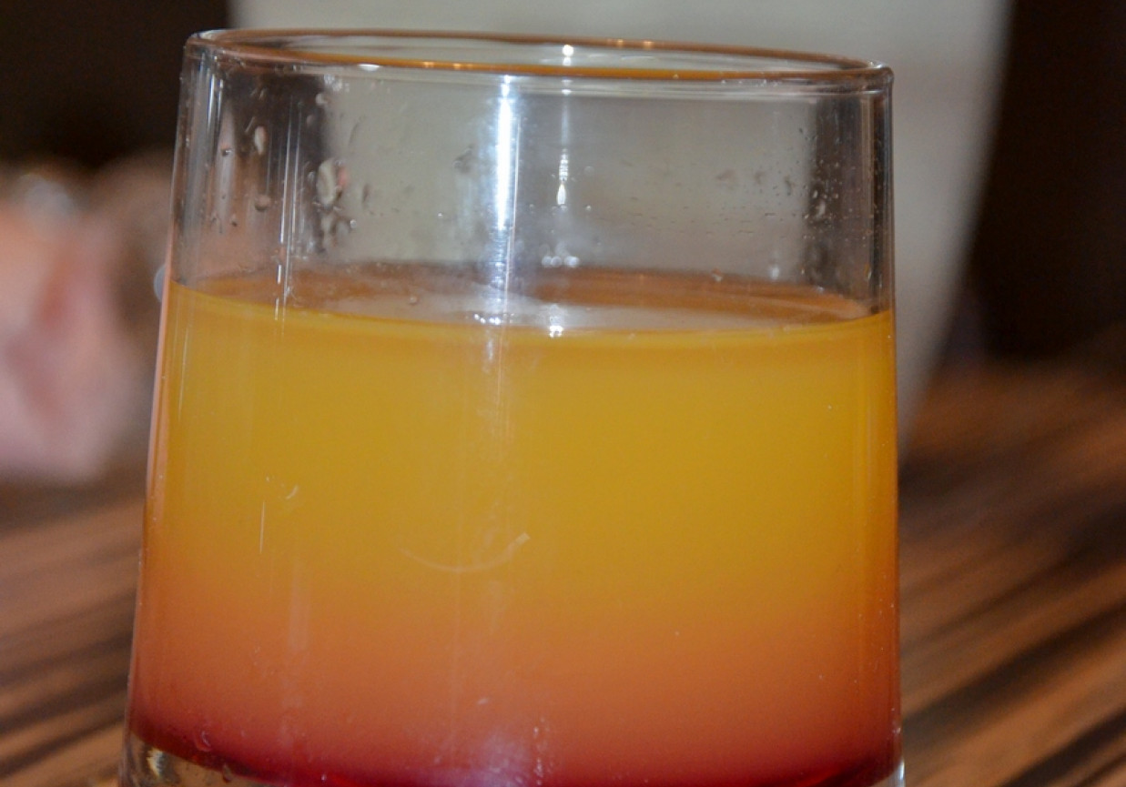 Pomarańczowy drink bezalkoholowy foto
