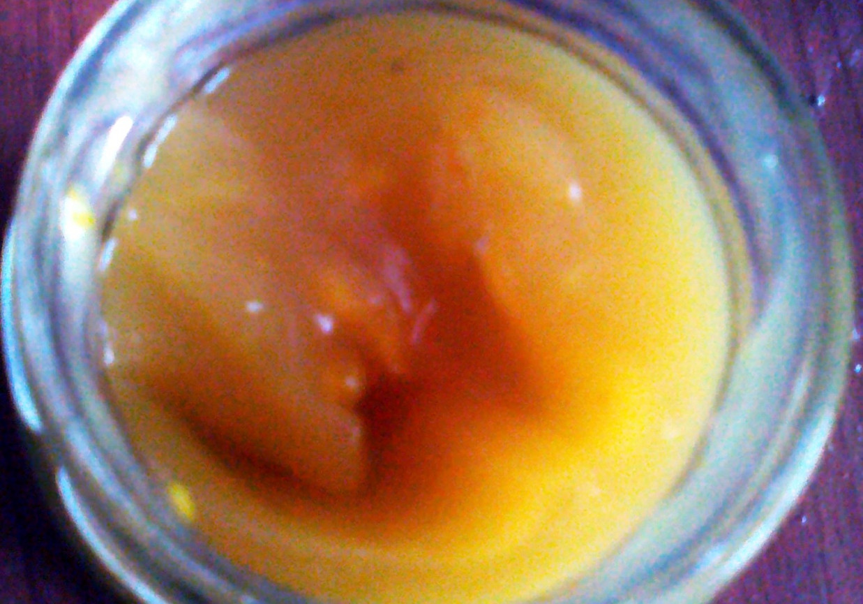 Pomarańczowy dżem z cukinii foto