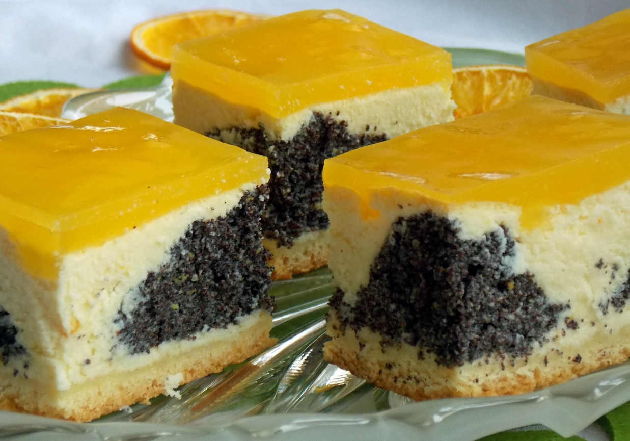 Pomarańczowy seromakowiec foto