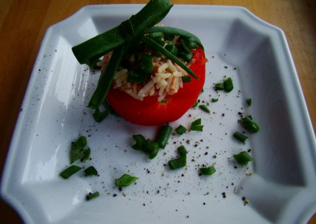Fotografia przedstawiająca Pomidor nadziewany ryżem