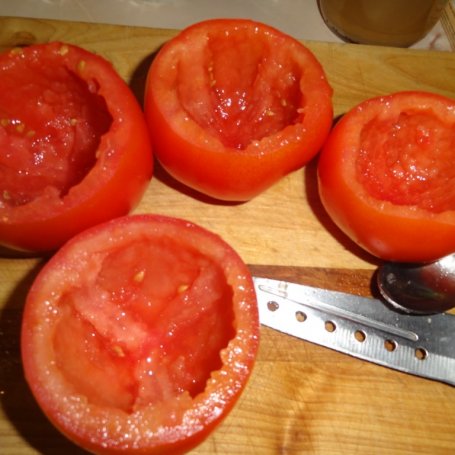 Krok 1 - Pomidor zapiekany z jajkiem foto
