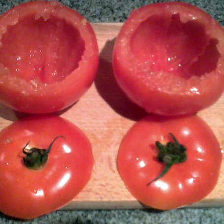 Krok 1 - Pomidor zapiekany z jajkiem foto