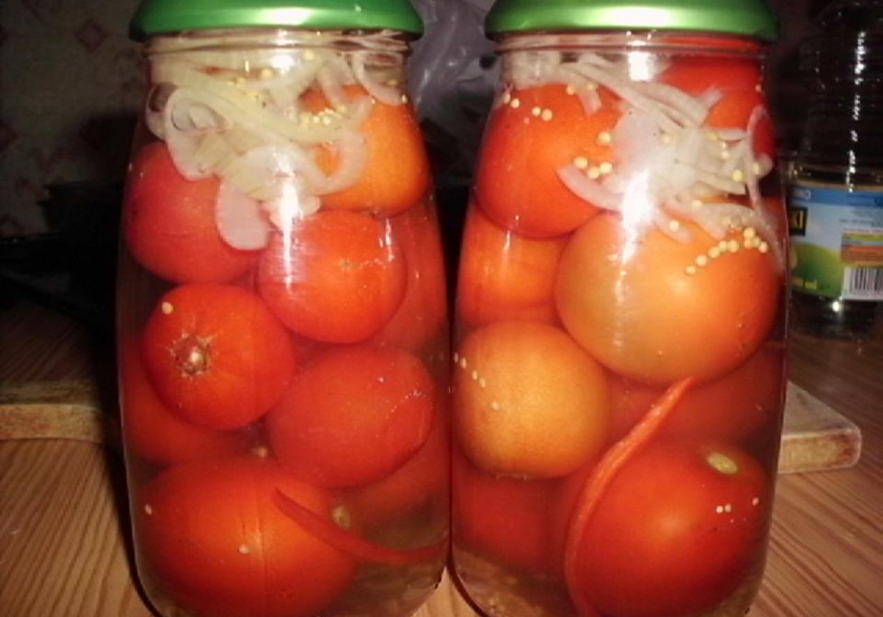 Pomidorki w zalewie na zimę foto