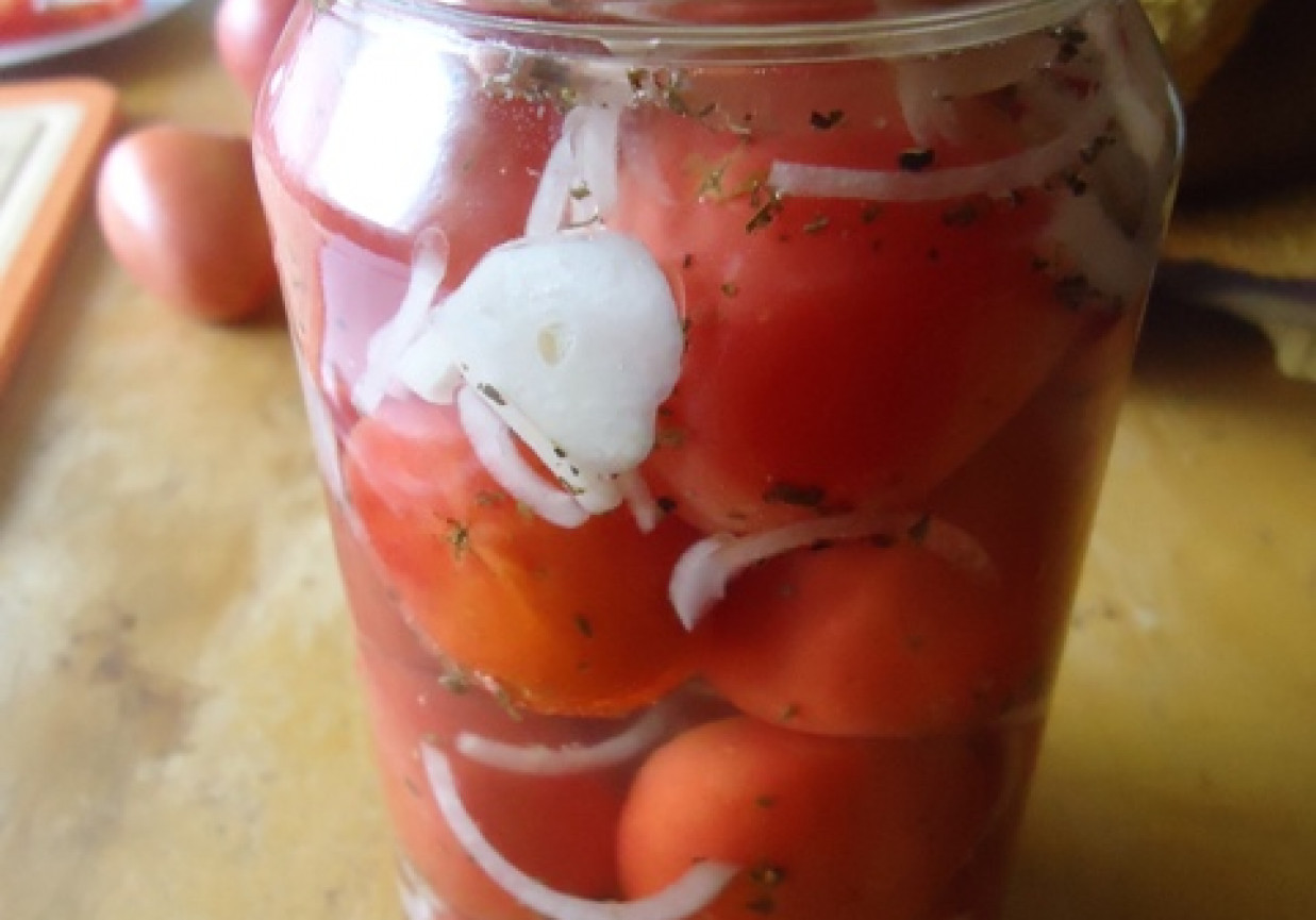 Pomidorki w zalewie foto