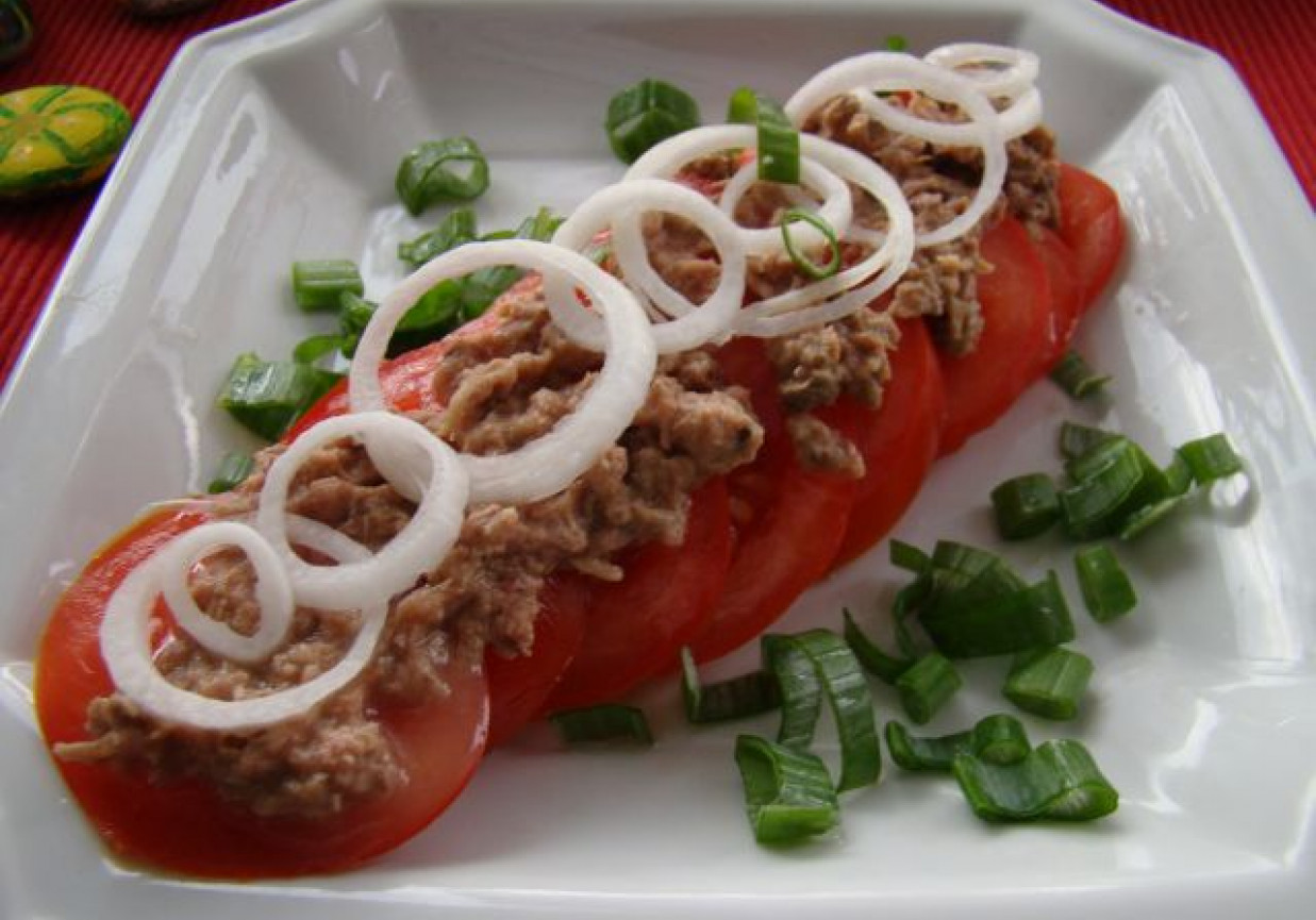 Pomidorki z tuńczykiem foto