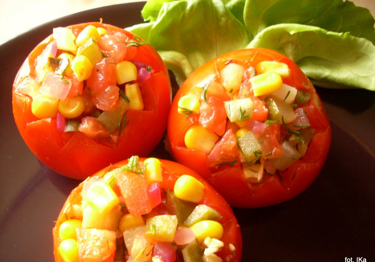 Pomidorki z warzywnym nadzieniem foto