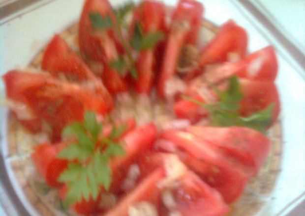 Fotografia przedstawiająca Pomidorowa przystawka