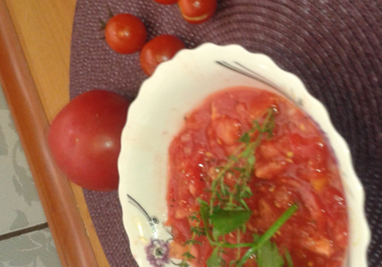 Pomidorowa salsa foto