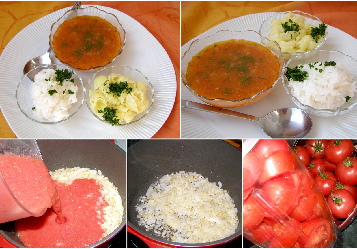 pomidorowa z pomidorów... foto