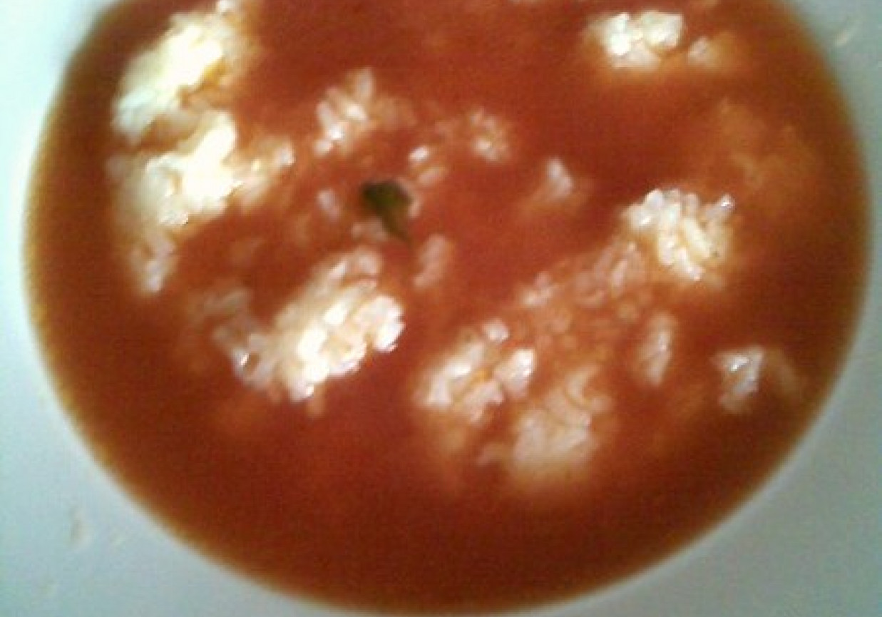 pomidorowa z ryżem foto