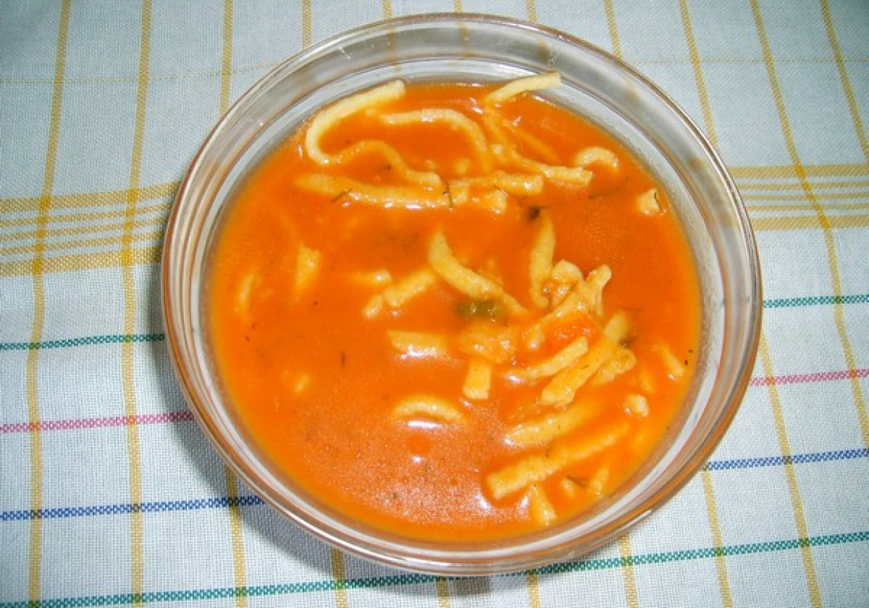 pomidorowa z soku pomidorowego foto