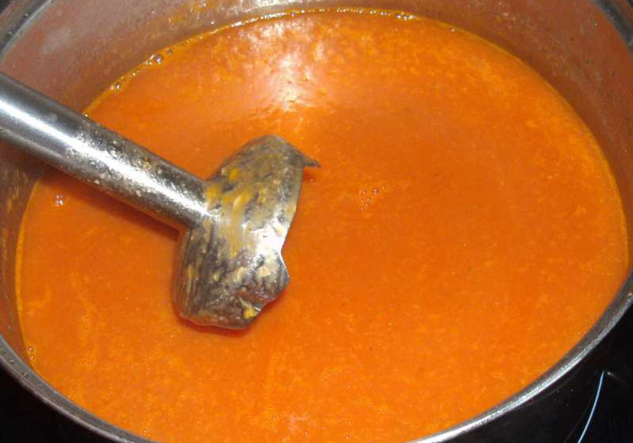 pomidorowa z włoszczyzną zmiksowana foto