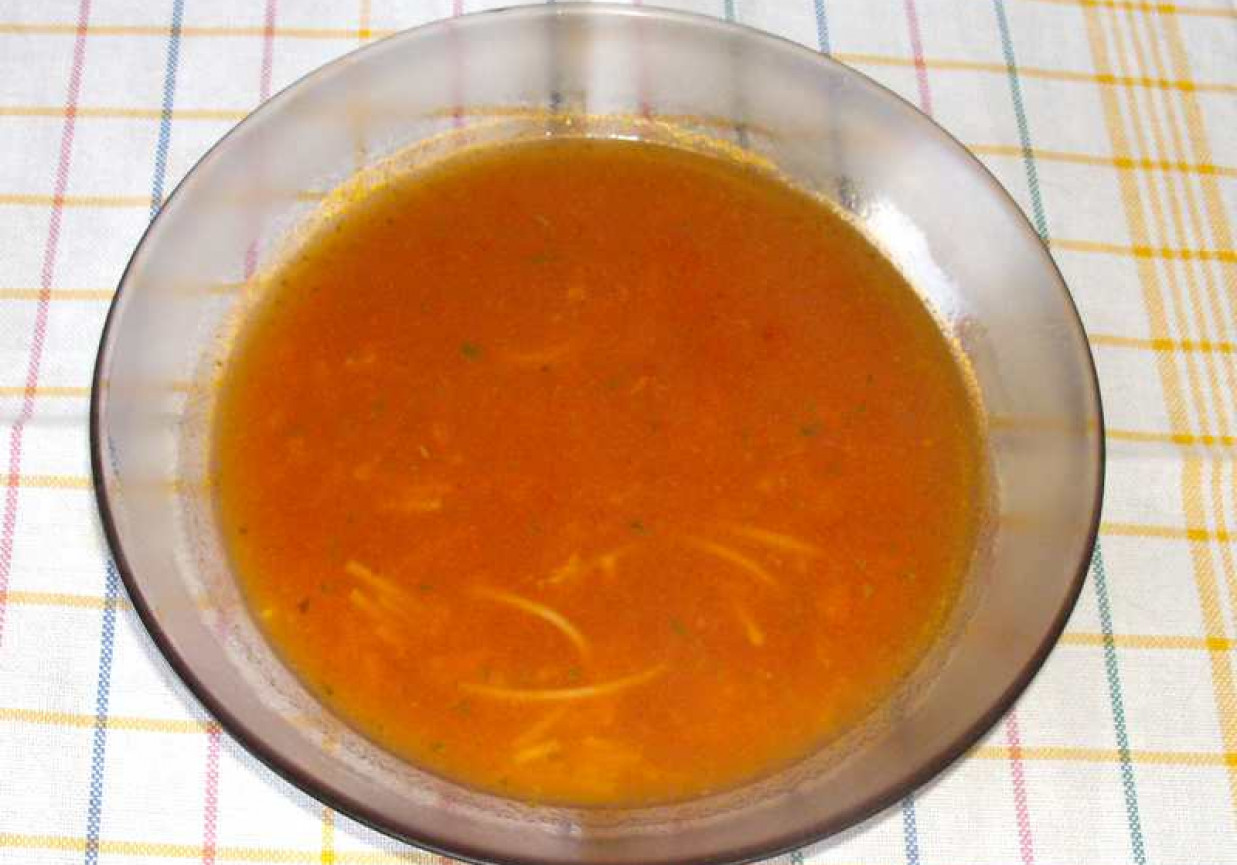 pomidorowa z włoszczyzną zmiksowana foto