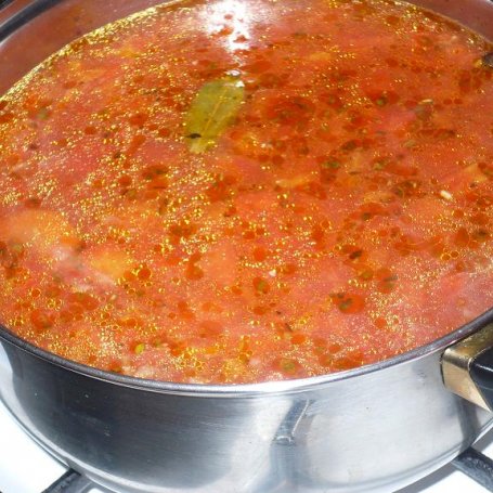 Krok 2 - Pomidorowa zupa z kurczakiem foto