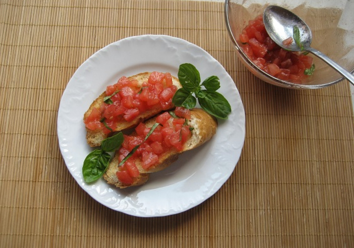 Pomidorowe grzanki Anusi foto