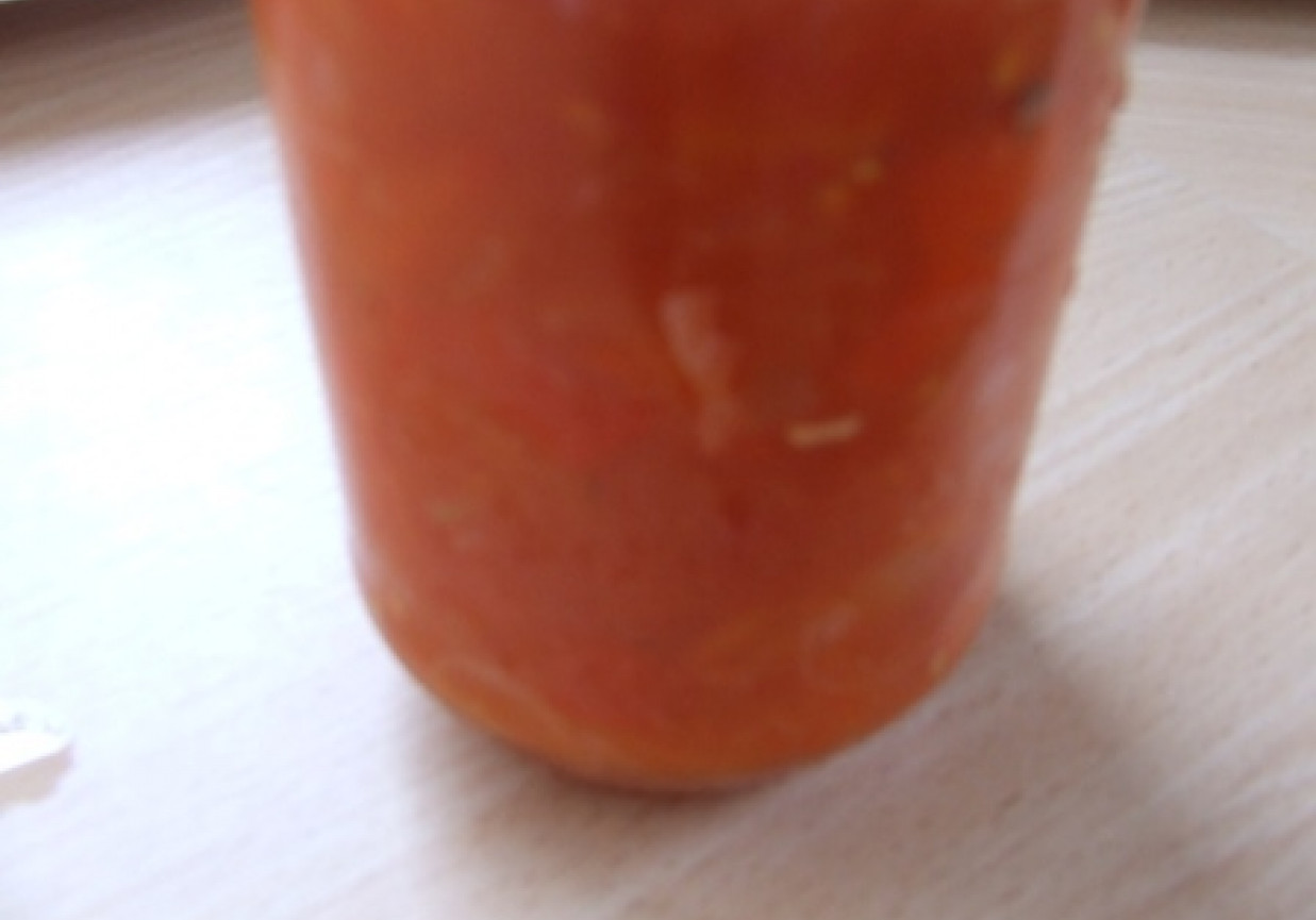 pomidorowe leczo do ryżu  - do słoików foto
