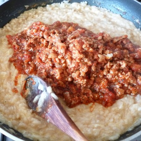 Krok 4 - Pomidorowe risotto z mięsem mielonym foto