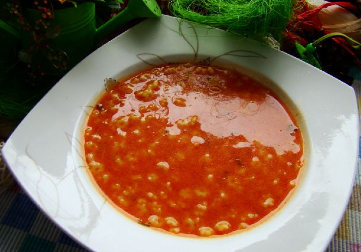 Pomidorówka na soku pomidorowym foto