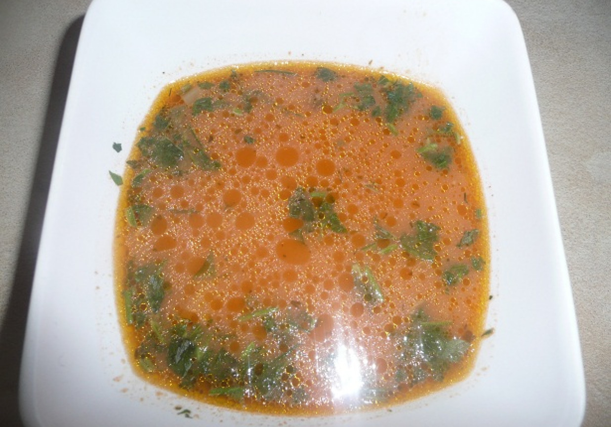 Pomidorówka z serem i cynamonem foto