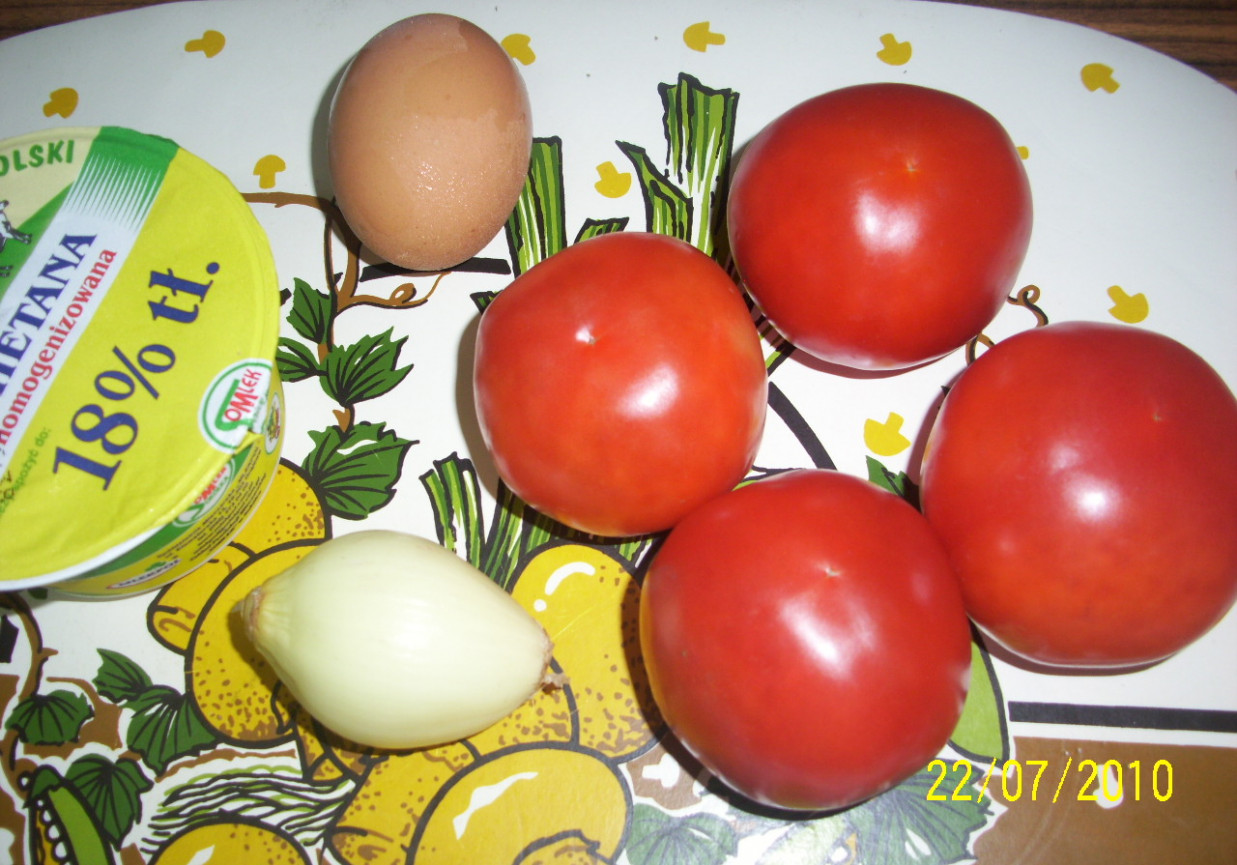 Pomidorówka z serowymi kluseczkami foto