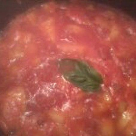 Krok 8 - Pomidorowo- cukiniowy krem z dodatkiem bazyli foto